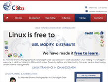 Tablet Screenshot of linux-training-in-chandigarh.cbitss.com